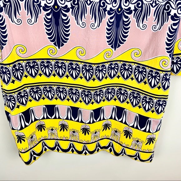 J Crew | 100% Silk Scroll Print Jules Dress - Picture 5 of 8